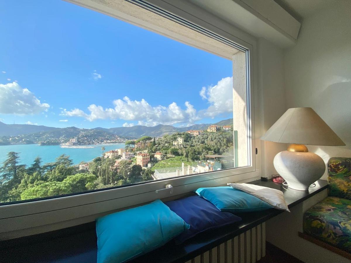 Welcome Riviera - Paradiso 12-Ultimo Restauro Nel 2025-Vista Mare Stupenda-Balcone Con Vista Meravigliosa Piu' Terrazza Solarium Sovrastante Di 70 Mq Esterna Rapallo Extérieur photo
