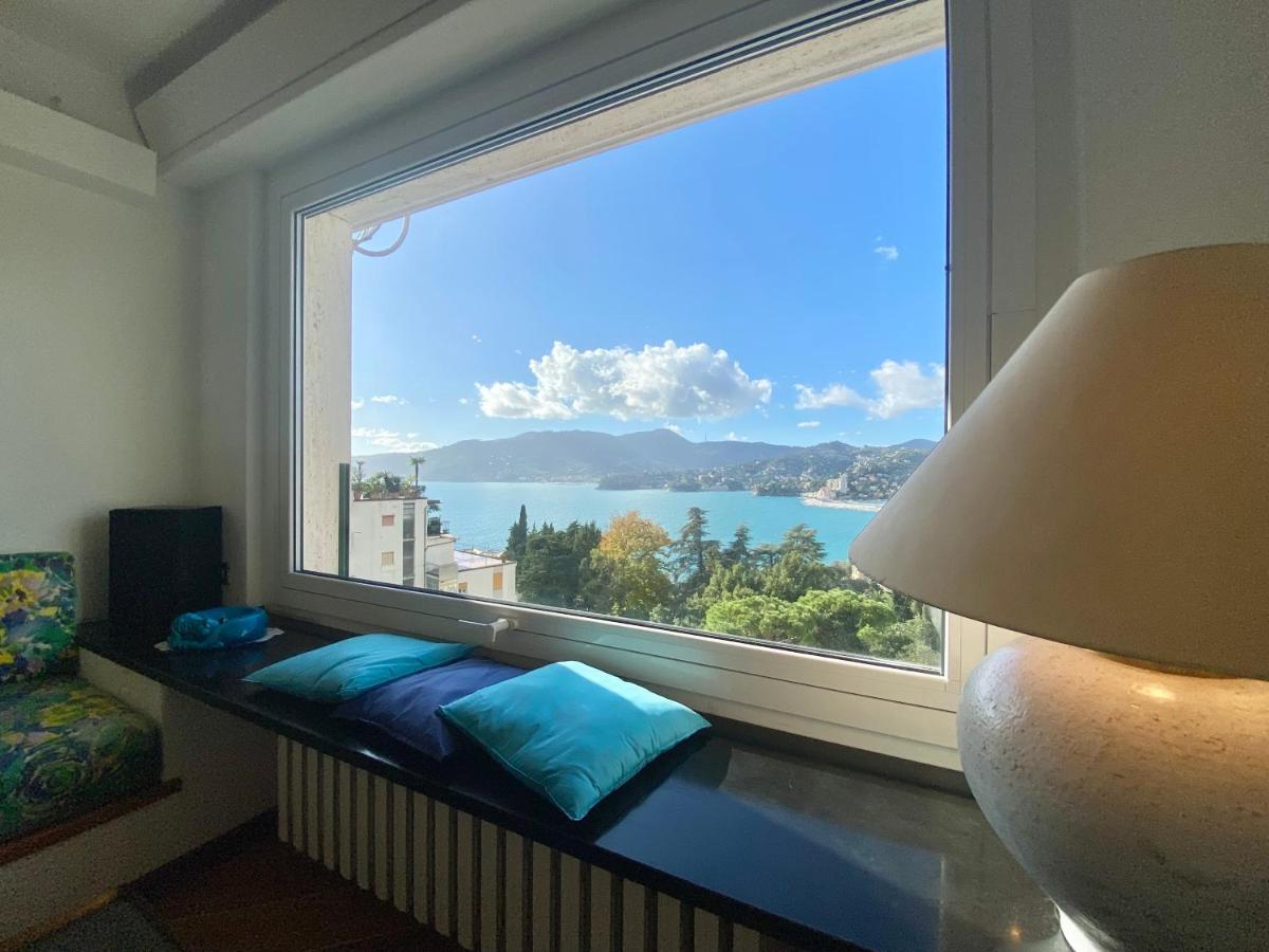 Welcome Riviera - Paradiso 12-Ultimo Restauro Nel 2025-Vista Mare Stupenda-Balcone Con Vista Meravigliosa Piu' Terrazza Solarium Sovrastante Di 70 Mq Esterna Rapallo Extérieur photo